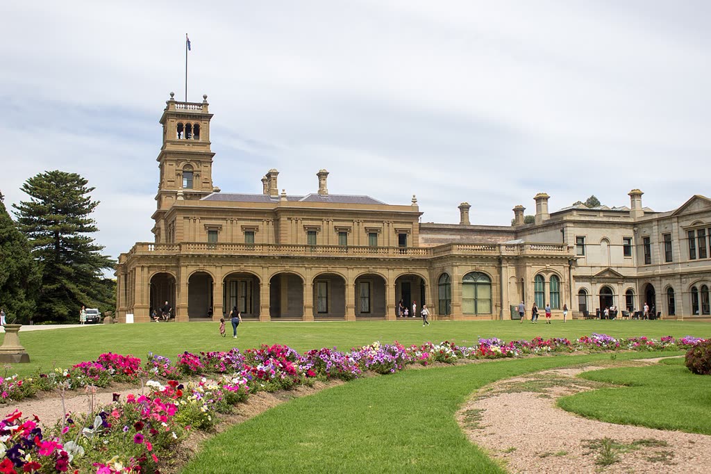 Werribee Park mansion and formal gardens, the estate that is home to The Refectory